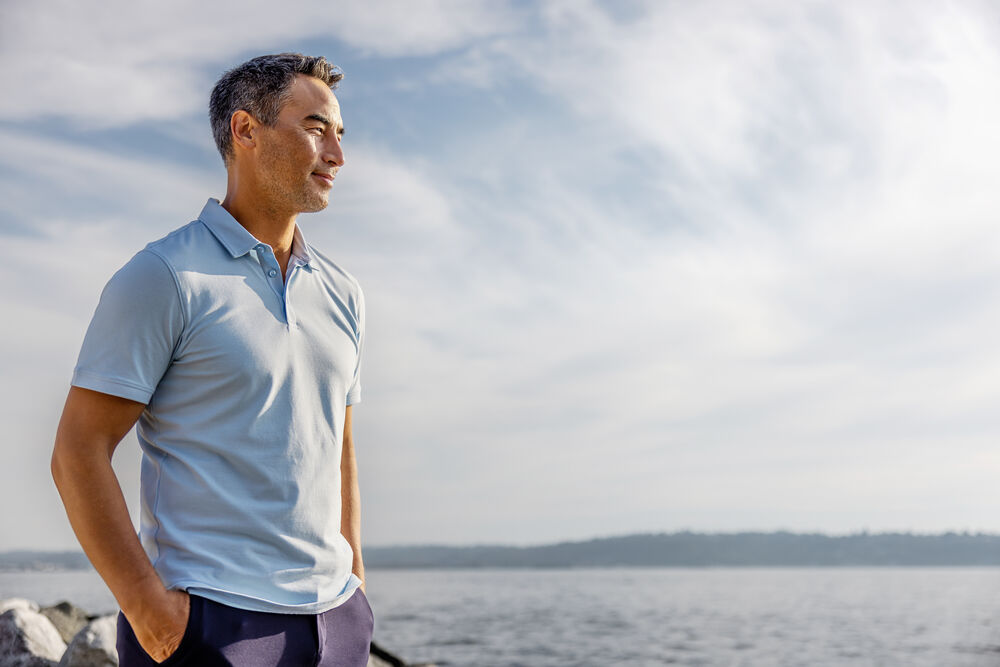 Oceanside Piké Stretch Polo Men