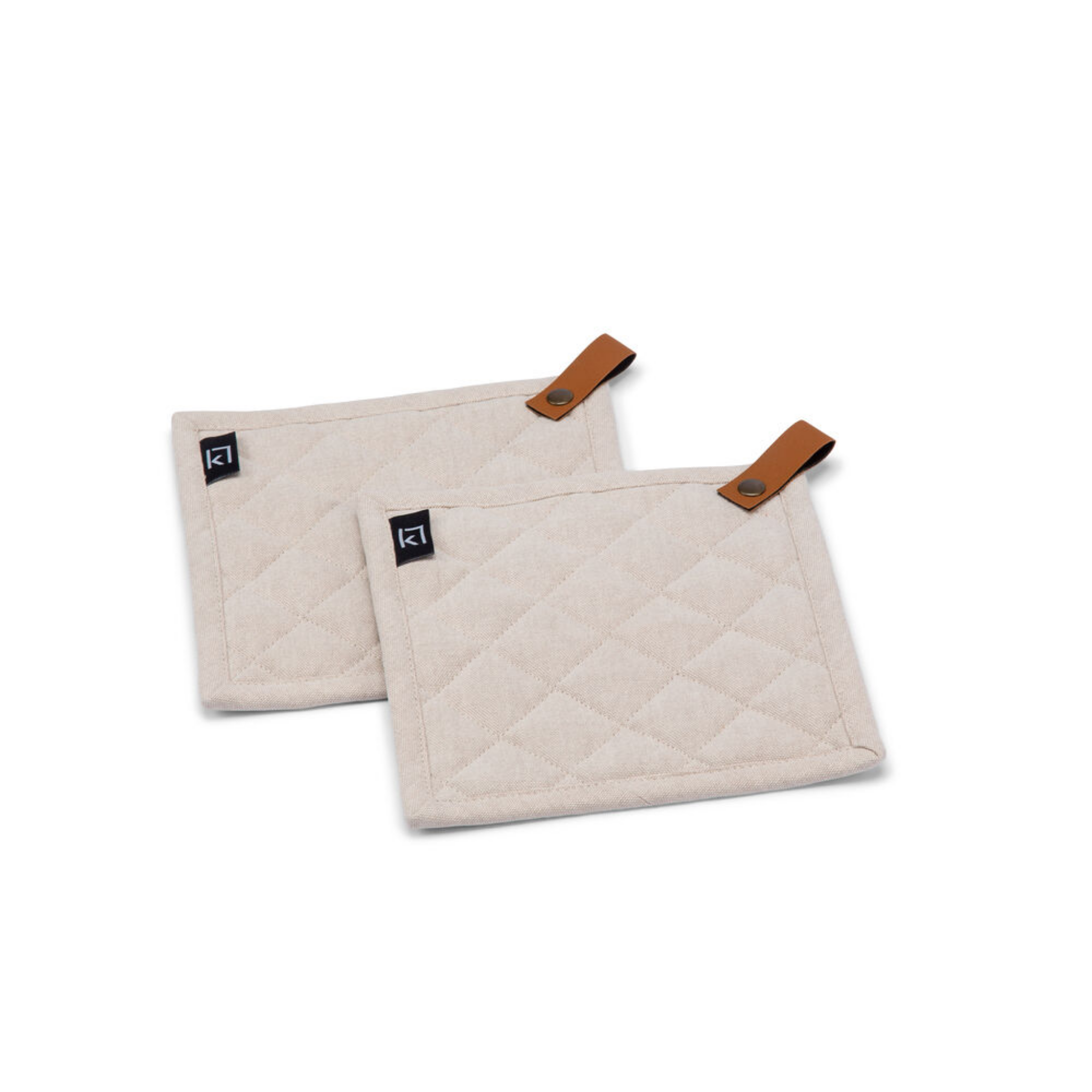 Kosta Linnewäfveri Grytlappar 2-pack – Quiltade och Vadderade Grytlappar