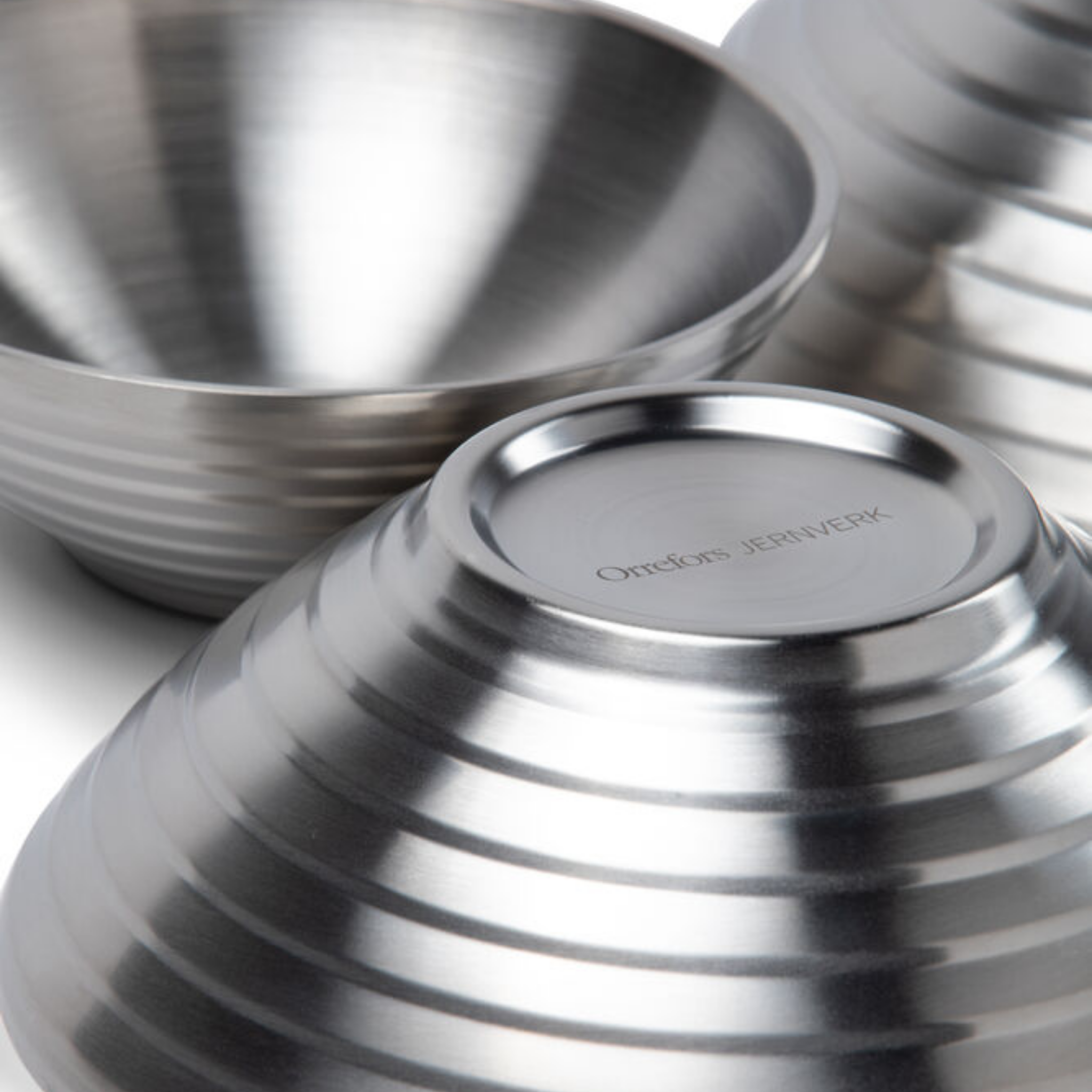 Skål Stainless Dubbelvägg 3-pack