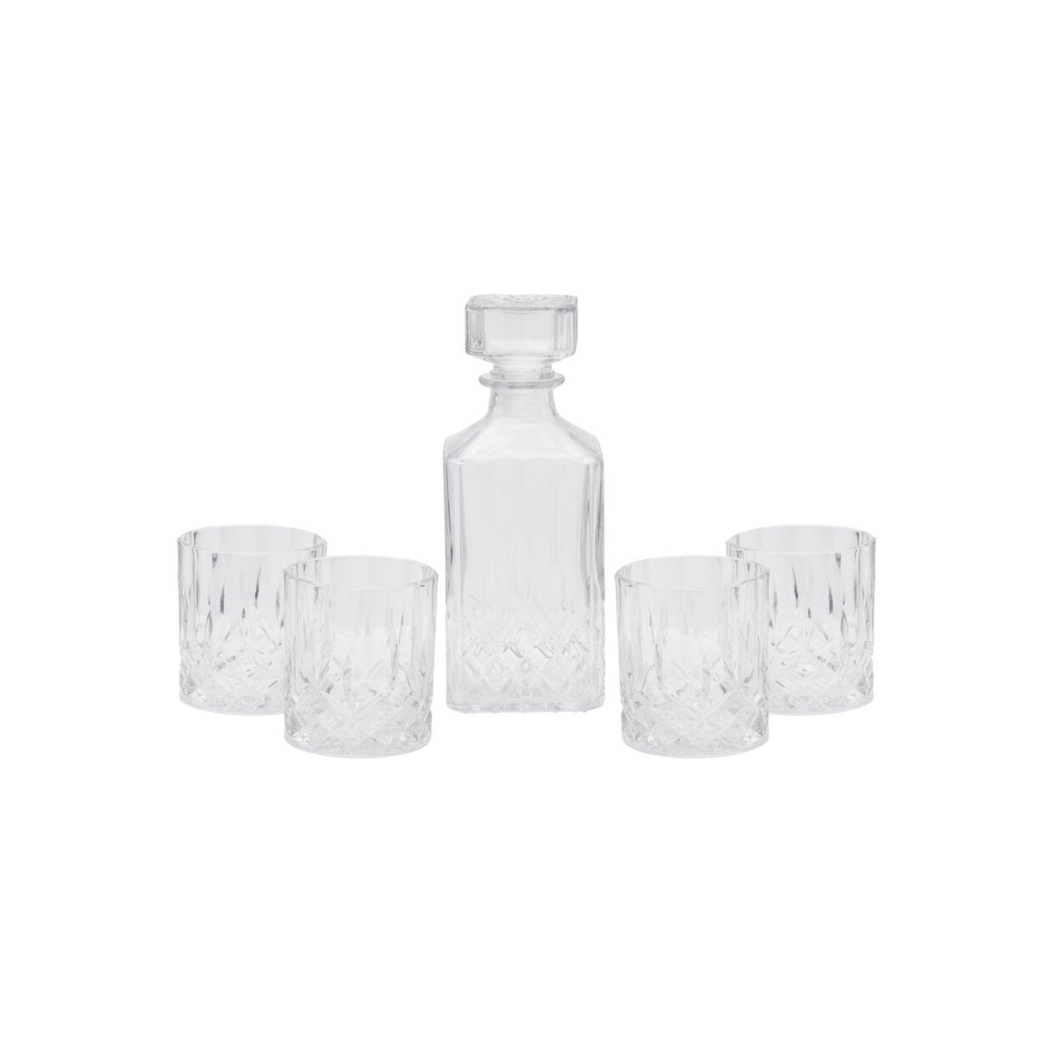 Karaff med 4 glas