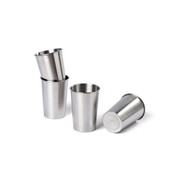 Stålmuggar 35 cl 4-pack