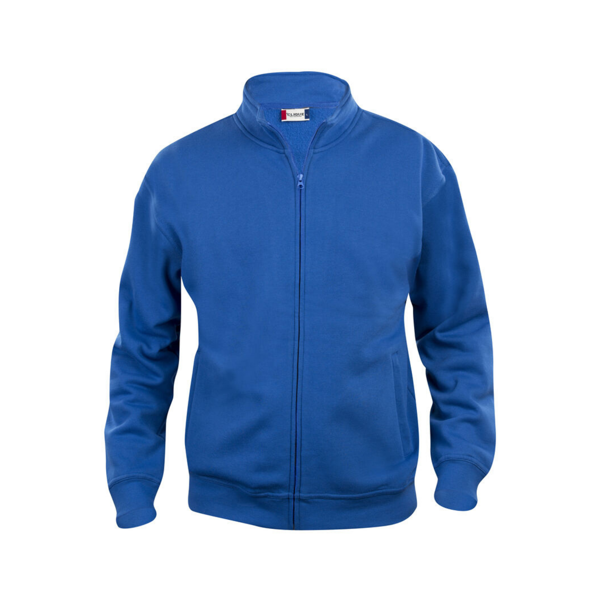 Basic Sweatshirt Cardigan Full Zip