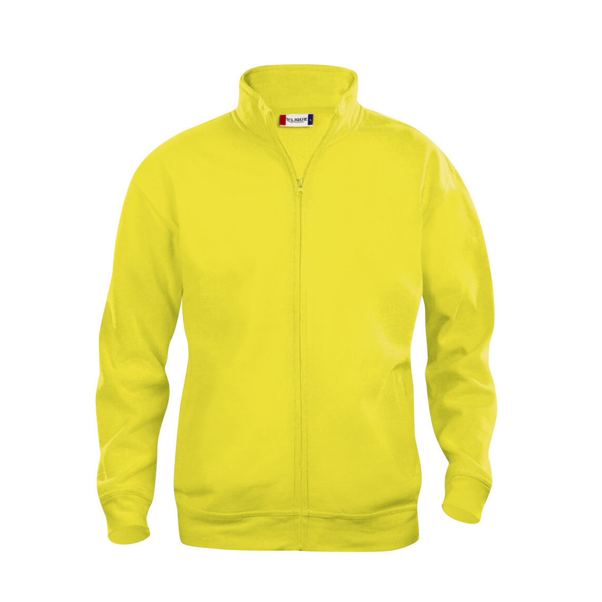 Basic Sweatshirt Cardigan Full Zip