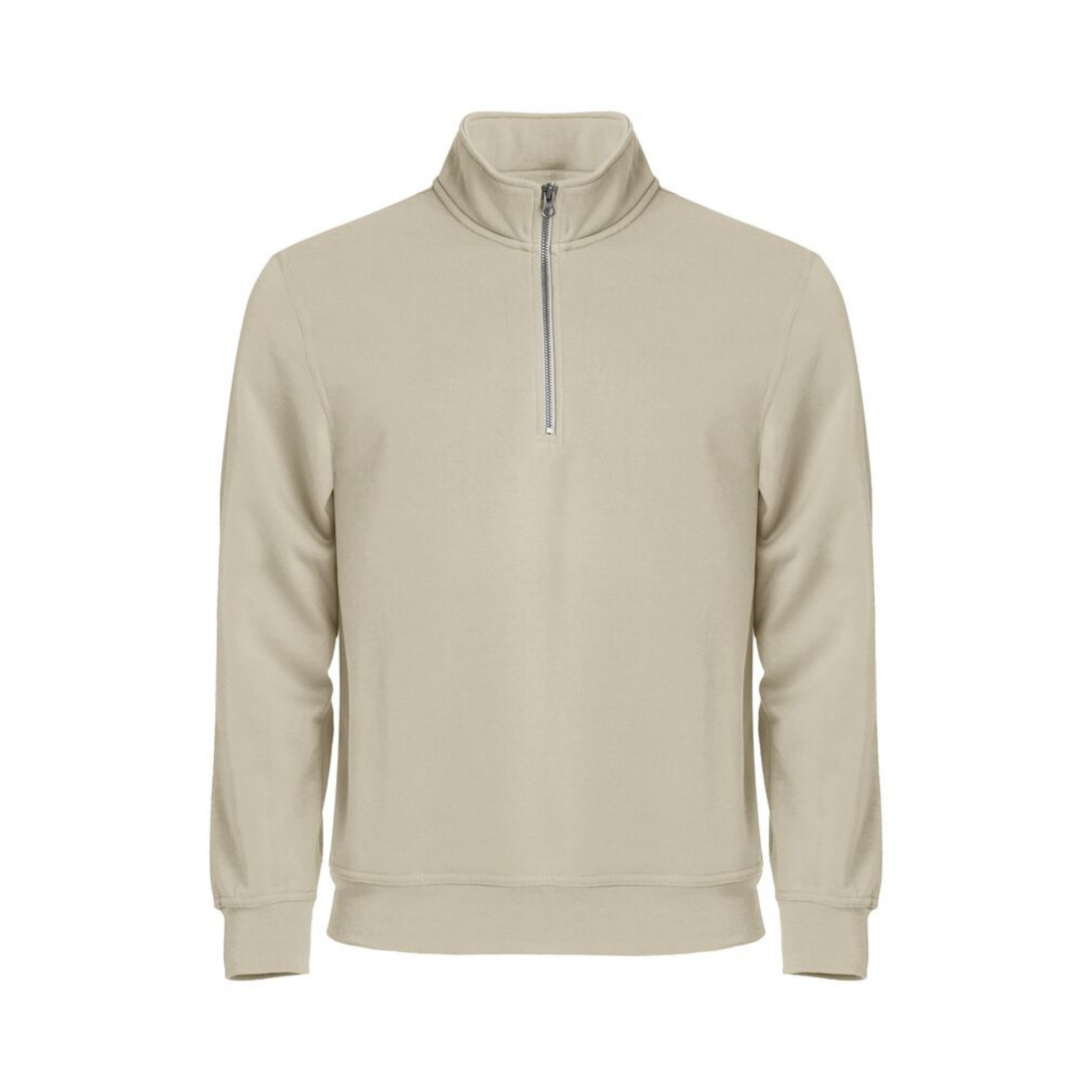 Basic Sweatshirt Half Zip