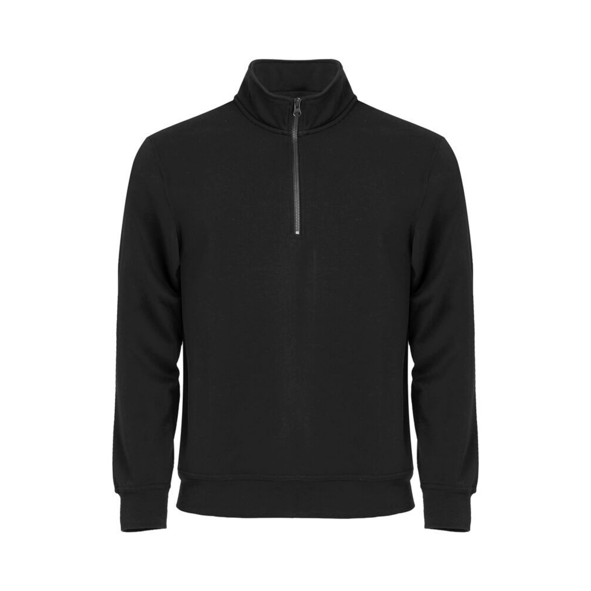 Basic Sweatshirt Half Zip