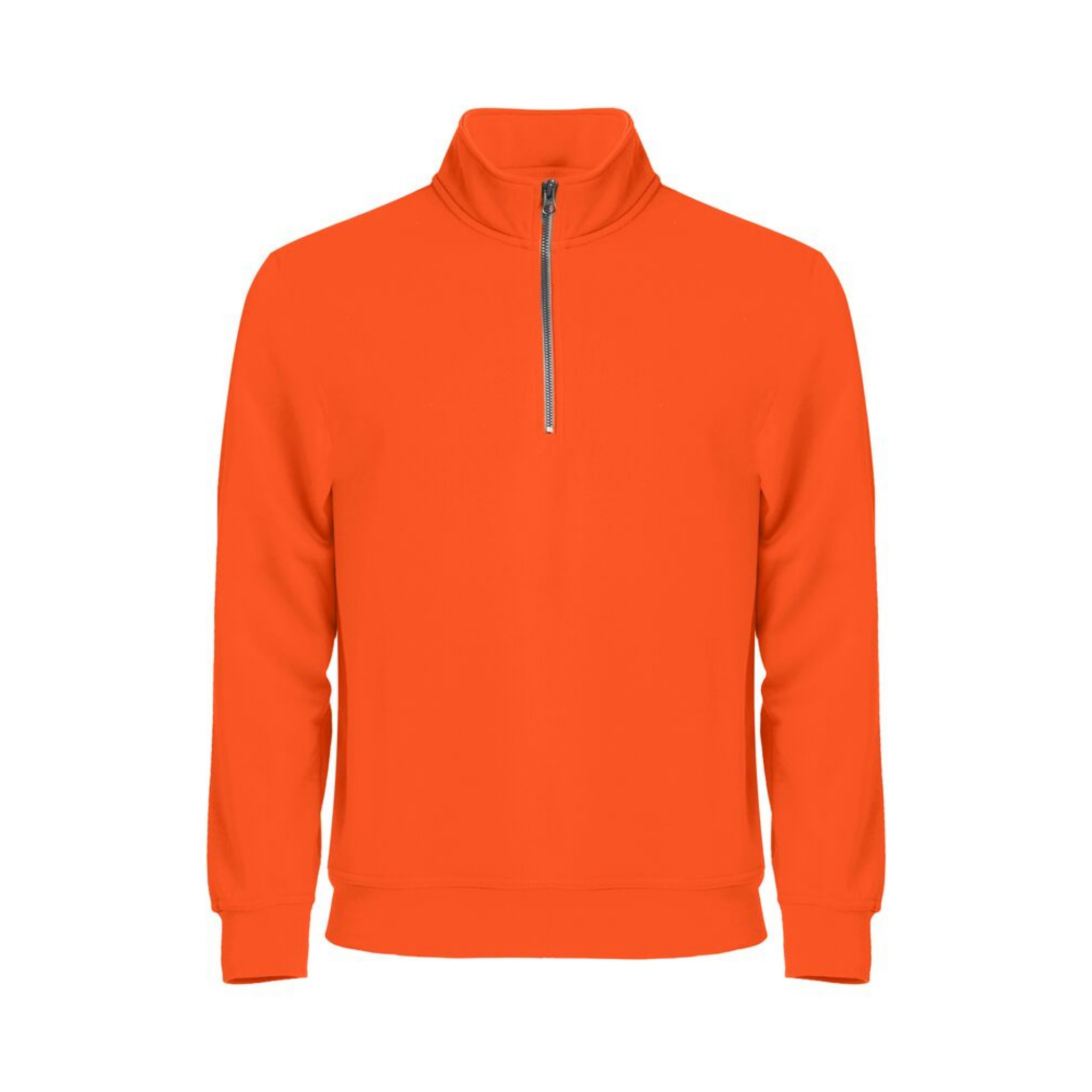 Basic Sweatshirt Half Zip