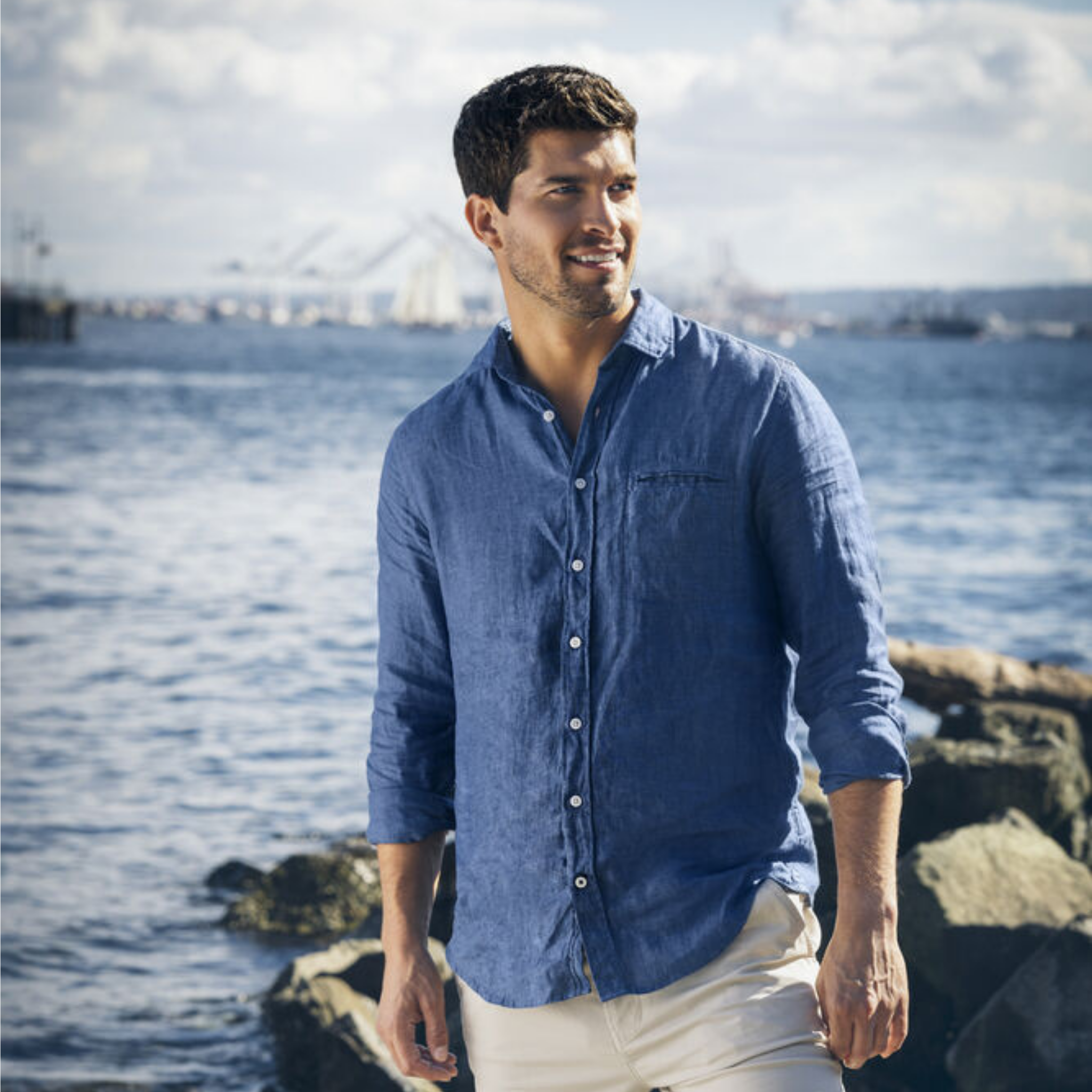 Skjorta Summerland Linen Shirt Men